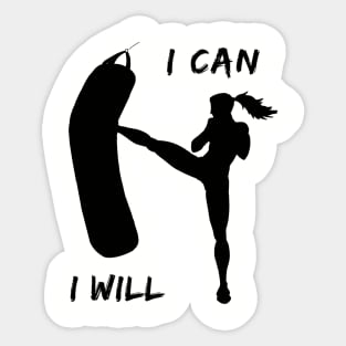 I can and I will Sticker